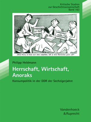 cover image of Herrschaft, Wirtschaft, Anoraks